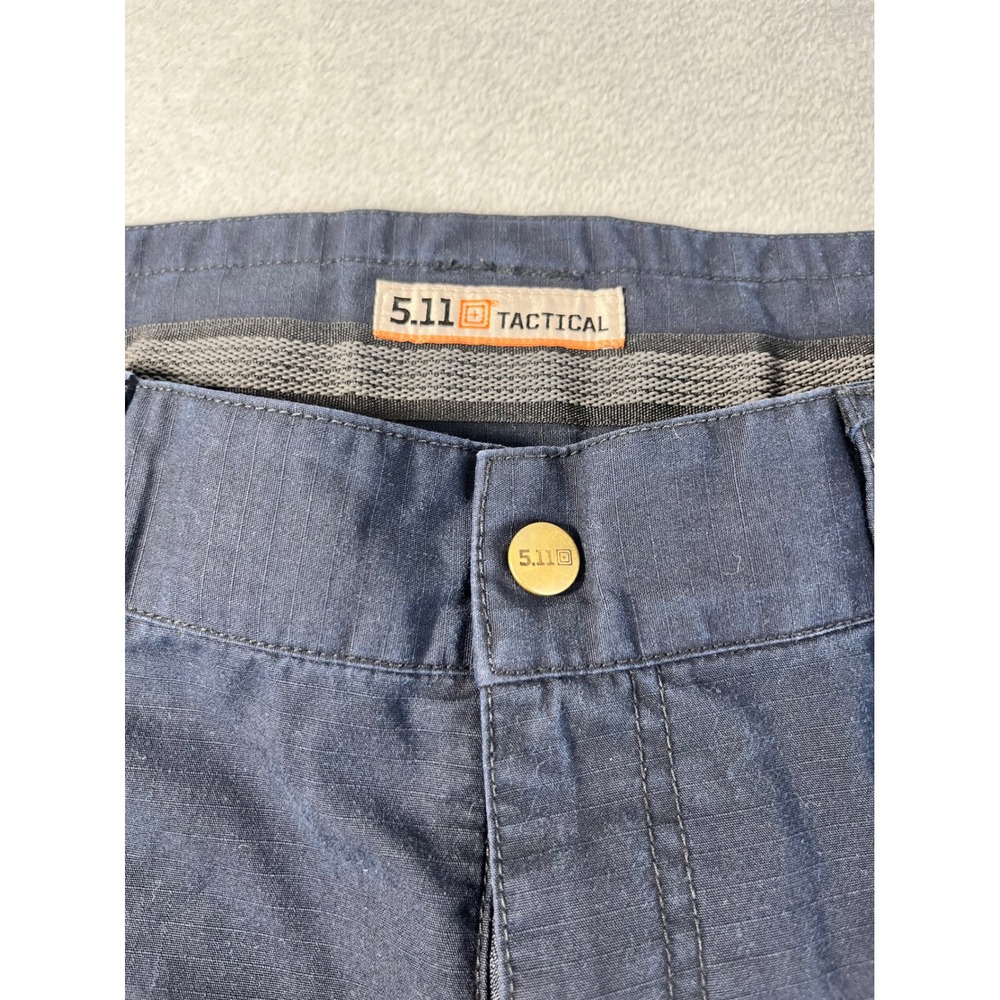 5.11 Tactical Stryke Cargo Pants Mens 34x36 Navy Blue Excellent Ripstop Utility - Picture 5 of 10